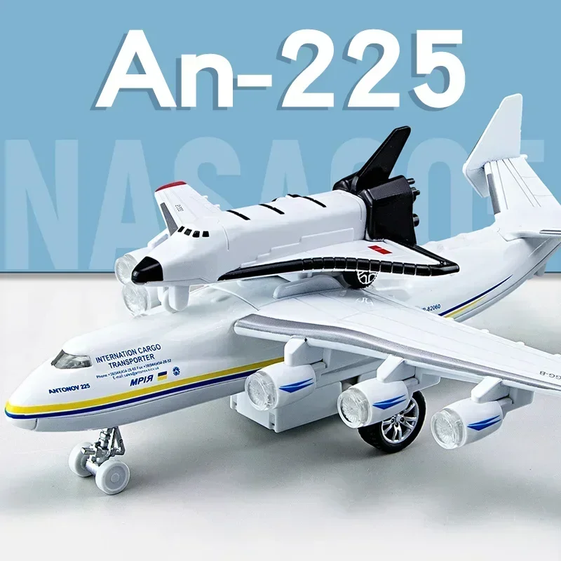 Model Airplane Plastic - 金属製ソビエト航空アントノフAn-225ミリヤ大型輸送機ダイキャストモデル飛行機コレクションサウンドライトおもちゃ子供向け