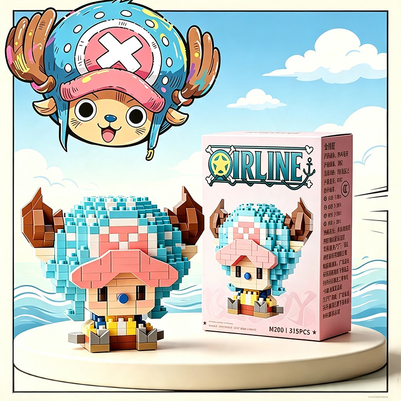 Building Block Mini - セール中 ワンピース 太陽神ニカ ルフィ マイクロビルディングブロック チョッパー