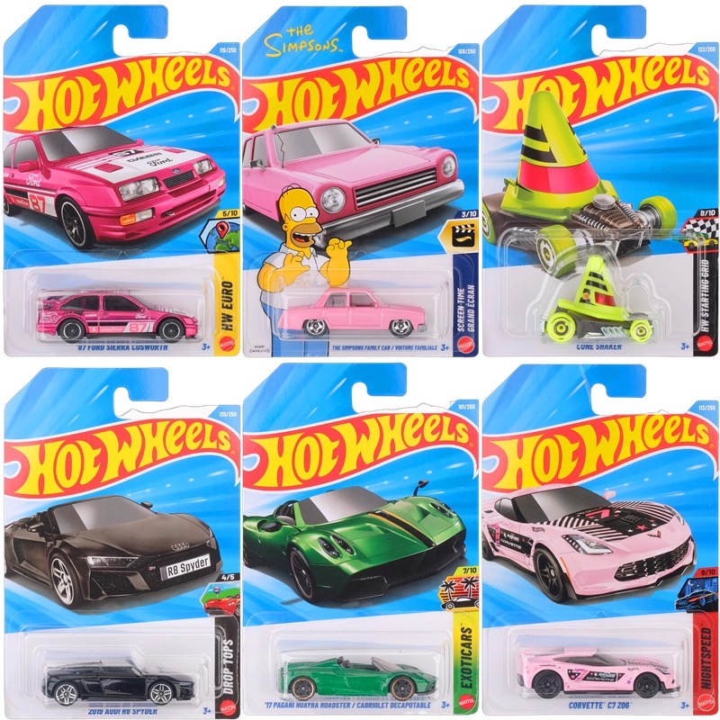 Hot Wheels Car Mainline - ホットウィール 1/64 メインラインシリーズ E ケース シンプソンズ