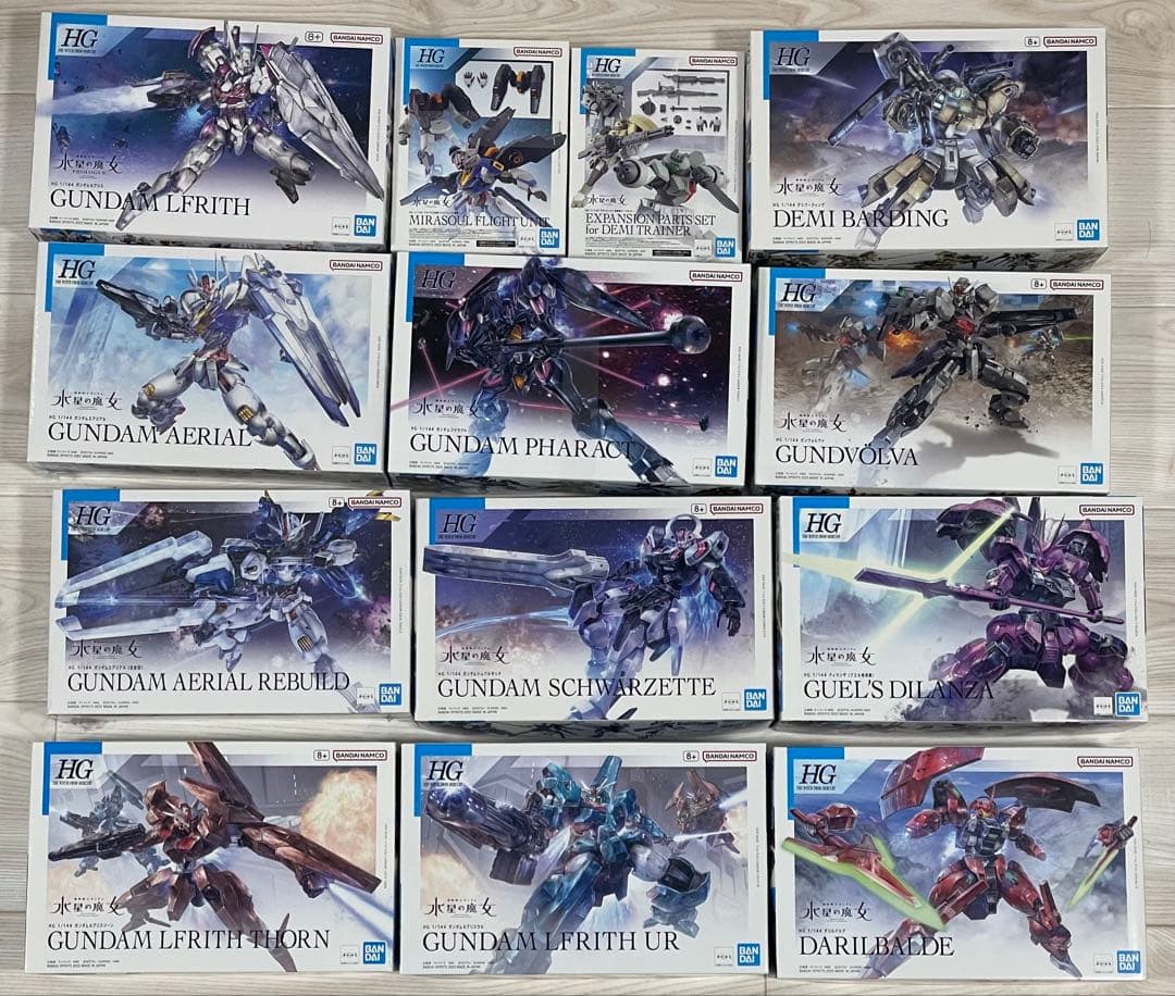 Bandai Model Gundam Hg - バンダイオリジナル HG 1/144 水星からの魔女 ガンダム エアリアル