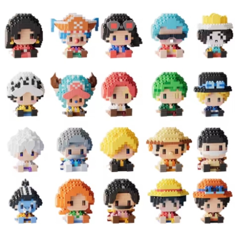 ワンピース 太陽神ニカ ルフィ マイクロブロック チョッパー - Building Block Mini のレビューと価格