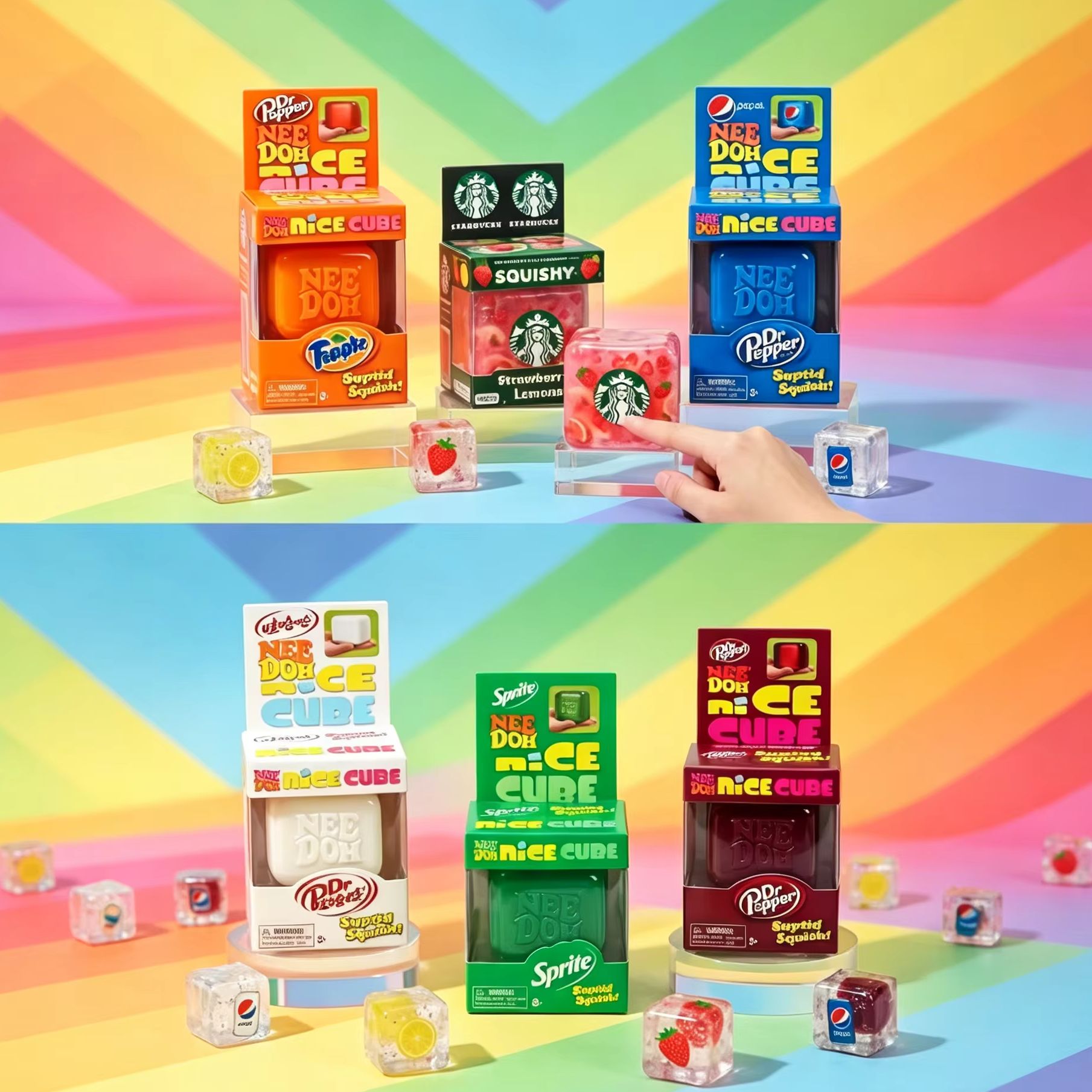 NeeDoh ナイスキューブ センサリーフィジェットスクイッ - Fidget Cube Original のレビューと価格