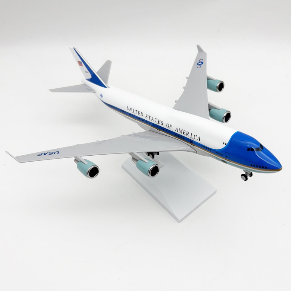 30cm B747 エアフォースワン 飛行機モデル ダイキャ - Model Airplane Plastic のレビューと価格