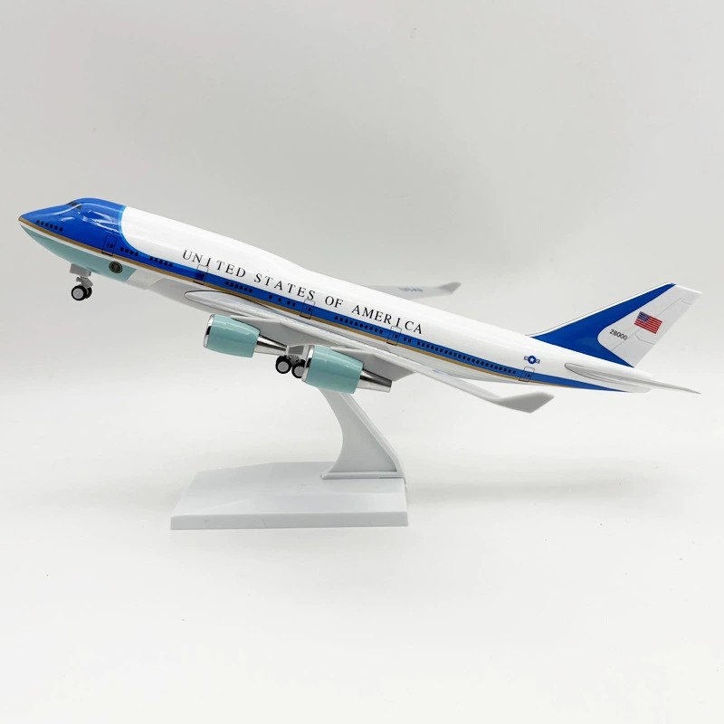 30cm B747 エアフォースワン 飛行機モデル ダイキャ - Model Airplane Plastic のレビューと価格
