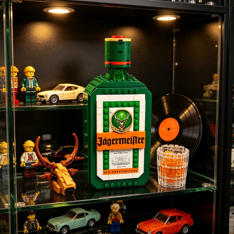 イェーガーマイスター酒瓶ビルディングブロックセットミニレンガ - Building Block Mini のレビューと価格