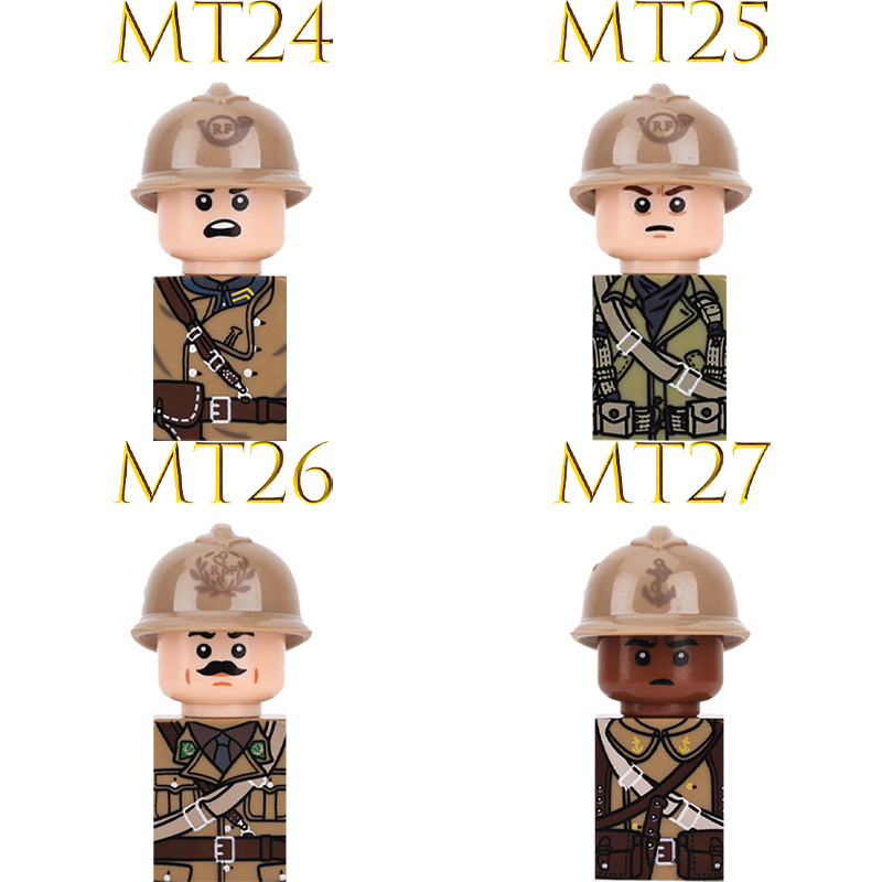 子供向けおもちゃ 第二次世界大戦 軍隊 アクションフィギュア - Lego Minifigure Holder のレビューと価格