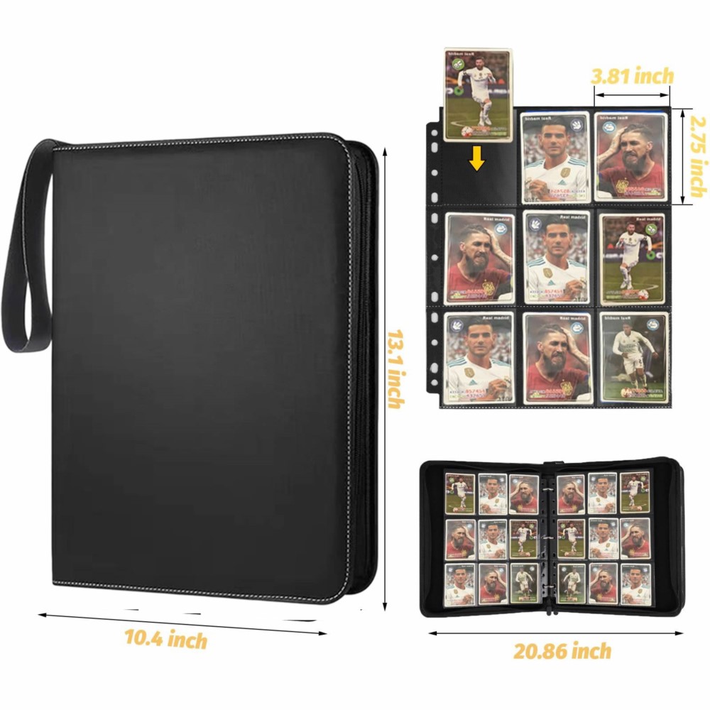 カードバインダー 9ポケット 両面ポケット トレーディングカ - Trading Card Binder のレビューと価格