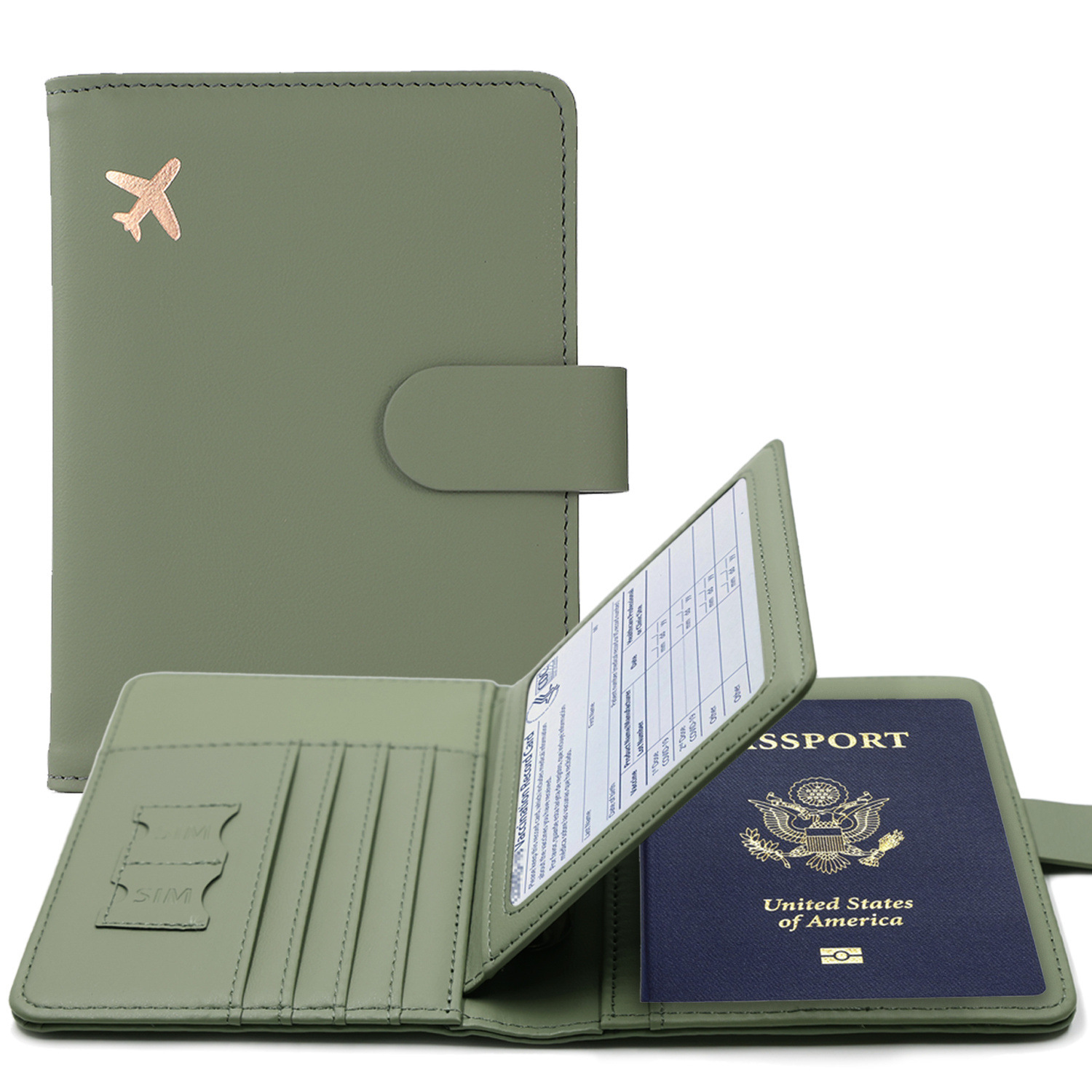 RFID パスポートカバーケースパスポートホルダー多機能パス - Card Top Loader のレビューと価格