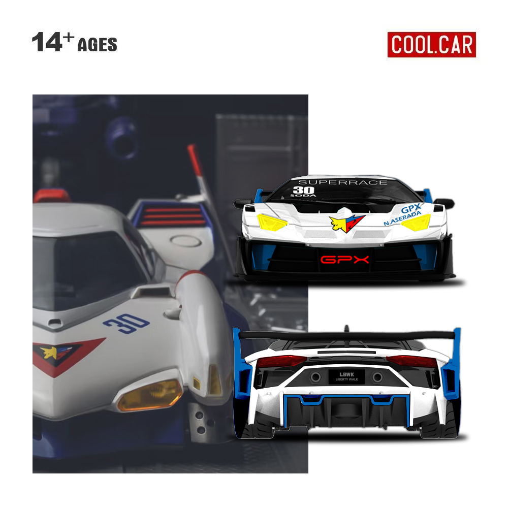 クールカー 1:64 GTEVO スーパーレース エレクトロ - Die Cast Car 1 64 のレビューと価格