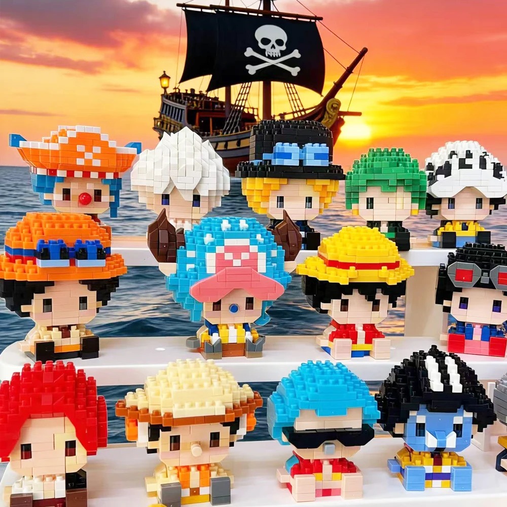 セール中 ワンピース 太陽神ニカ ルフィ マイクロビルディン - Building Block Mini のレビューと価格