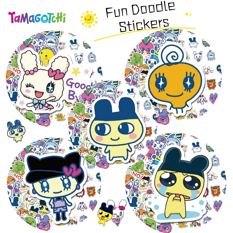 新しいバンダイたまごっちマメッチ楽しい落書きステッカー高色価 - Bandai Model Tamagotchi のレビューと価格