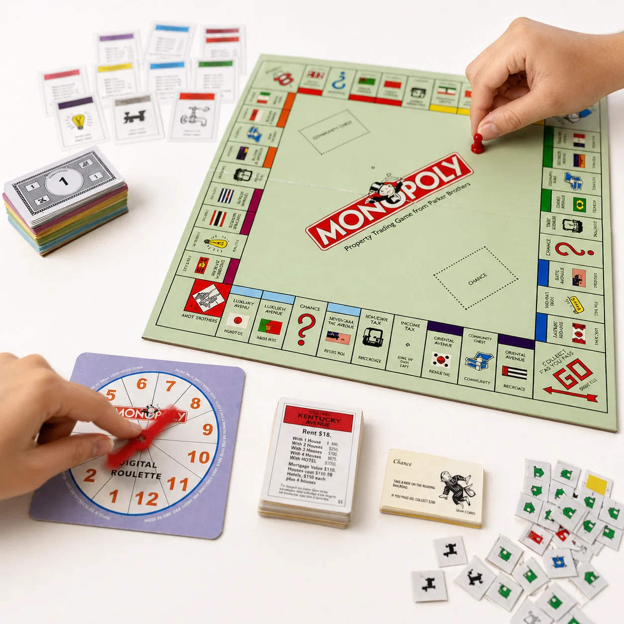 モノポリー クラシック ボードゲーム 家族向け不動産取引ゲー - Hasbro Game Monopoly のレビューと価格