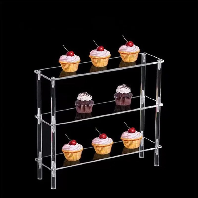縦型アクリルディスプレイライザー、香水スタンドオーガナイザー - Display Risers Set のレビューと価格