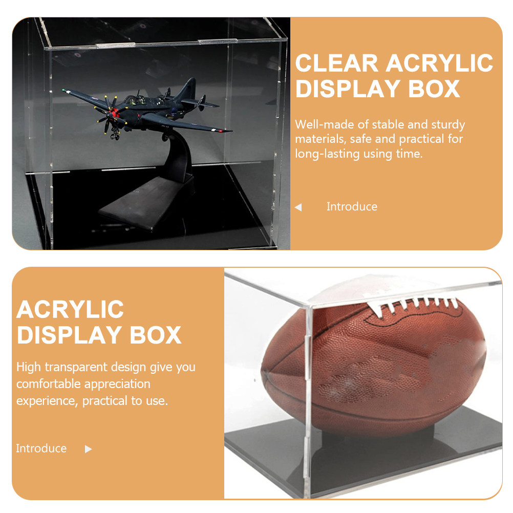 クリアアクリルディスプレイボックス 保護用ショーケース アク - Display Case Acrylic のレビューと価格